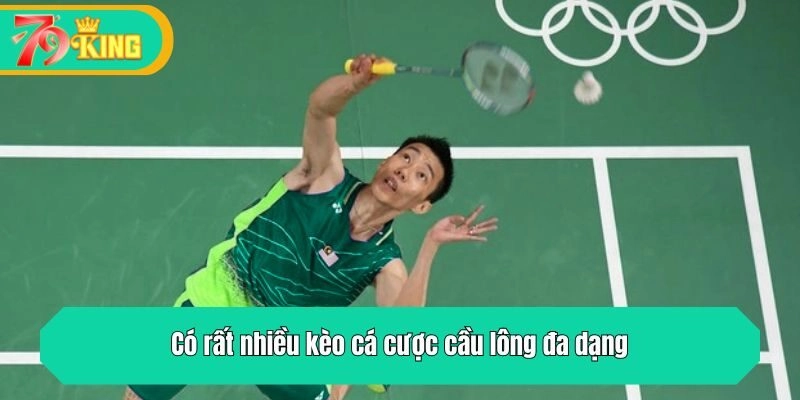 Có rất nhiều kèo cá cược cầu lông đa dạng