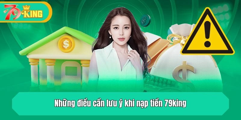 Những điều cần lưu ý khi nạp tiền 79king